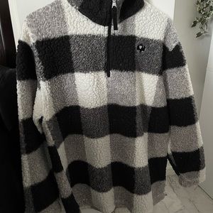 Oversized Buffalo Fuzzy Jacket